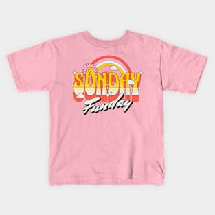 Sunday Funday Sunday's Are The Best Kids T-Shirt